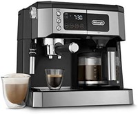 De'Longhi 德龙 多合一组合咖啡机和浓缩咖啡机 10 杯, COM532M