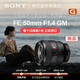 SONY 索尼 FE 50mm F1.4 GM 全画幅大光圈定焦G大师镜头（SEL50F14GM ）
