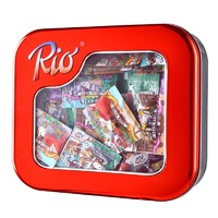 Rio 无糖薄荷糖（国潮红铁盒）混口味口香糖约120包 清新口气联名零食