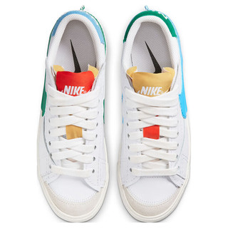 NIKE 耐克 女子运动板鞋BLAZER LOW '77 JUMBO运动鞋DQ1470-100白35.5