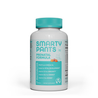 SmartyPants 88会员：SmartyPants活性叶酸dha复合VC抵抗力猫头鹰软糖孕妇专用黄金素