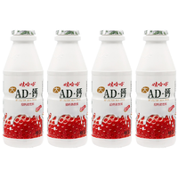 WAHAHA 娃哈哈 AD钙奶草莓味 220g*4瓶