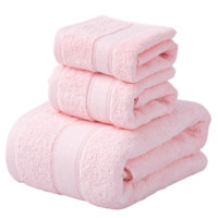 GRACE 洁丽雅 673367326731 毛巾浴巾套装 3件套 红色