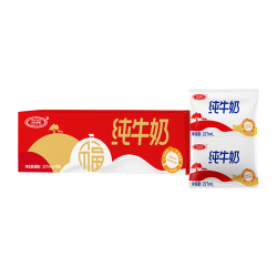 sanyuan 三元 小福无菌枕纯牛奶 227ml*16袋/箱