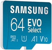 SAMSUNG 三星 EVO Select 64GB microSDXC UHS-I U1 130MB/s  包括 SD 适配器(MB-ME64KA/EU)