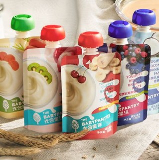 BabyPantry 光合星球 发酵乳果泥 国行版 3段 猕猴桃桃香蕉味 100g