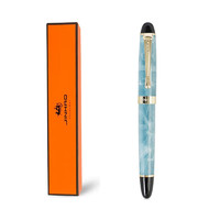 Jinhao 金豪 钢笔X450大理石蓝 直尖0.7mm
