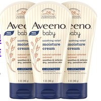 黑卡会员：Aveeno 艾惟诺 婴儿舒缓柔嫩润肤乳 140g*3瓶