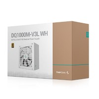 九州风神 DQ1000M-V3L WH白色电脑电源金牌全模组1000W日系电容