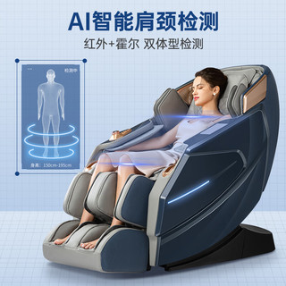 Desleep 迪斯 双子机芯）按摩椅家用全身3D太空舱电动按摩椅多功能加热电动按摩沙发椅A17L 老人生日新年礼物