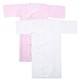 全棉时代 800-004230-059 长款纱布婴儿服礼盒 2条装 粉色+白色 59cm