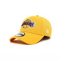 NEW ERA 纽亦华 春夏Lakers情侣款时尚百搭防晒弯檐帽潮牌棒球帽防晒鸭舌帽