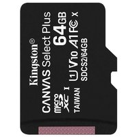 移动端、有券的上：Kingston 金士顿 SDCS2系列 Micro-SD存储卡 64GB（UHS-I、V10、U1、A1）
