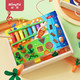 MingTa 铭塔 4合一多功能趣味游戏盒玩具  拔萝卜+钓小鱼+几何配对+八音敲琴