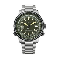 CITIZEN 西铁城 PROMASTER系列 男士光动能多局电波腕表 CB0206-86X