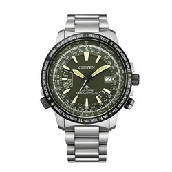 CITIZEN 西铁城 PROMASTER系列 男士光动能多局电波腕表 CB0206-86X