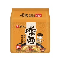 NONGSHIM 农心 辛拉面辣白菜韩式土豆排骨风味嗦面方便面袋面速食泡面四连包