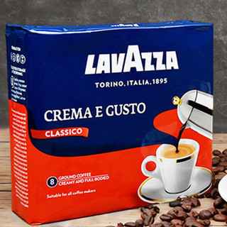 LAVAZZA 拉瓦萨 深度烘焙 意式经典咖啡粉 500g