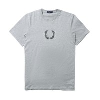 FRED PERRY logo 印花T恤