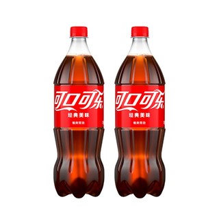 可口可乐 雪碧/可乐1.25L*2瓶组合碳酸饮料大瓶装包邮