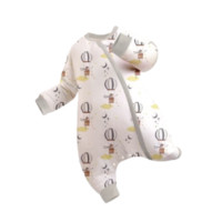 i-baby 10GG06227073 婴儿可拆卸长袖分腿式睡袋 空气层款 环游熊崽 100-110cm