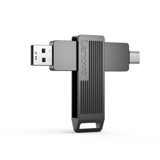 Lenovo 联想 SX5 Pro USB3.2 固态U盘 灰色 1TB Type-C/USB-A双口