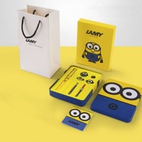 LAMY 凌美 钢笔 Safari狩猎系列 黄色 F尖 小黄人礼盒装