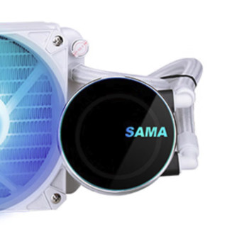SAMA 先马 MW240DW ARGB 240mm 一体式水冷散热器 白色