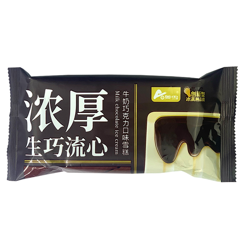 奥雪 浓厚生巧流心 雪糕 牛奶巧克力口味 80g*32袋