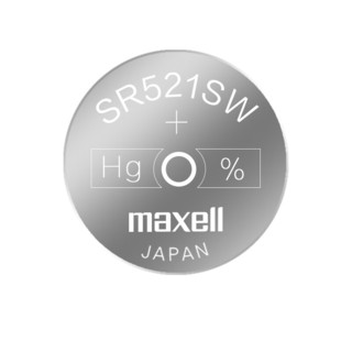 maxell 麦克赛尔 日本麦克赛尔(Maxell)手表电池SR521SW/379氧化银纽扣手表电池1粒扣电浪琴斯沃琪天梭欧米伽 日本原厂电池