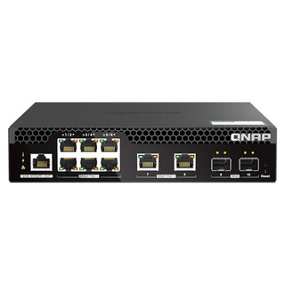 QNAP 威联通 QSW-M2106PR-2S2T 10口万兆交换机