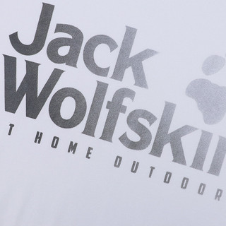 Jack Wolfskin 狼爪 EVERYDAY OUTDOOR系列 男子运动T恤 5818373-5018 本白色 L