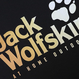 Jack Wolfskin 狼爪 EVERYDAY OUTDOOR系列 男子运动T恤 5818373-6000 黑色 XS