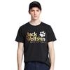Jack Wolfskin 狼爪 EVERYDAY OUTDOOR系列 男子运动T恤 5818373-6000 黑色 XS
