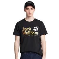 Jack Wolfskin 狼爪 EVERYDAY OUTDOOR系列 男子运动T恤 5818373-6000 黑色 M