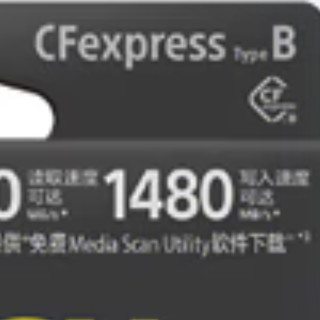 SONY 索尼 CEB-G256 CF存储卡 256GB（1700MB/s、1480MB/s）