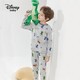 Disney 迪士尼 男童秋衣秋裤套装秋季新款儿童家居服男时尚两件套 灰色底恐龙 120cm