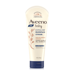 Aveeno 艾惟诺 婴儿润肤乳天然燕麦舒缓肤乳深蓝227g原装进口