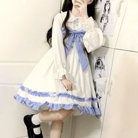 十字银河 原创luolita洋装花祈梦短袖连衣裙原创设计少女甜美优雅