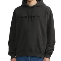 carhartt WIP Logo 刺绣连帽卫衣 CHXSWA202008FBKX