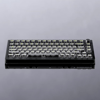 京东京造 JZ750 81键 2.4G蓝牙 多模无线机械键盘 黑色 水母轴 RGB