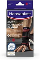 Hansaplast 运动护腕，保护和支撑关节，适合左右手腕的护腕，尺寸 S/M