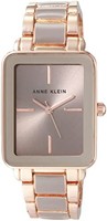 Anne Klein 安妮·克莱恩 女士手镯手表 AK/3694, 玫瑰金/灰褐色