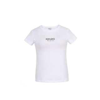 KENZO 凯卓 女士圆领短袖T恤 FA5 2TS710 937 01 白色 S