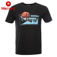 限尺码：Marmot 土拨鼠 男子运动T恤 53619