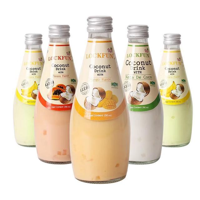 LOCKFUN 乐可芬 290ml*12瓶泰国LOCKFUN原装进口椰子果汁饮料装全国包邮