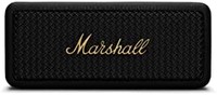 Marshall 马歇尔 Emberton II 便携式蓝牙扬声器黑色和黄铜