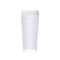 LOCK&LOCK; 塑料水杯便携杯子防摔带盖学生简约咖啡杯带茶隔