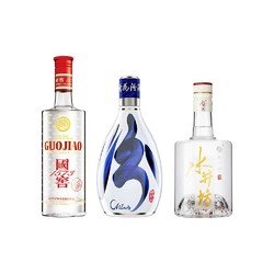 汾酒 青花30复兴版 53度500ml+国窖1573 52度 425ml+水井坊 井台52度 500ml