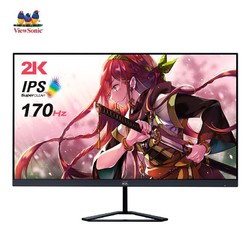 ViewSonic 优派 VX2758-2K-PRO 27英寸IPS显示器（2560*1440、170Hz、2ms）